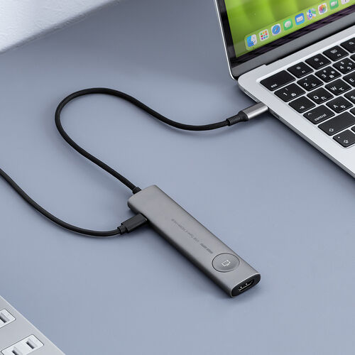 hbLOXe[V USB Type-C ON/OFFXCb`t HDMI 4K/60Hz USB PD100WΉ USB 5Gbps J[h[_[ P[ǔ^ oC ^ 400-HUBCP31GM