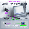 hbLOXe[V HDMI2 4K 2ʏo͑Ή USB-Cڑ USB PD100WΉ 11in1 Win/MacΉ P[ǔ^ RpNgTCY 400-VGA024