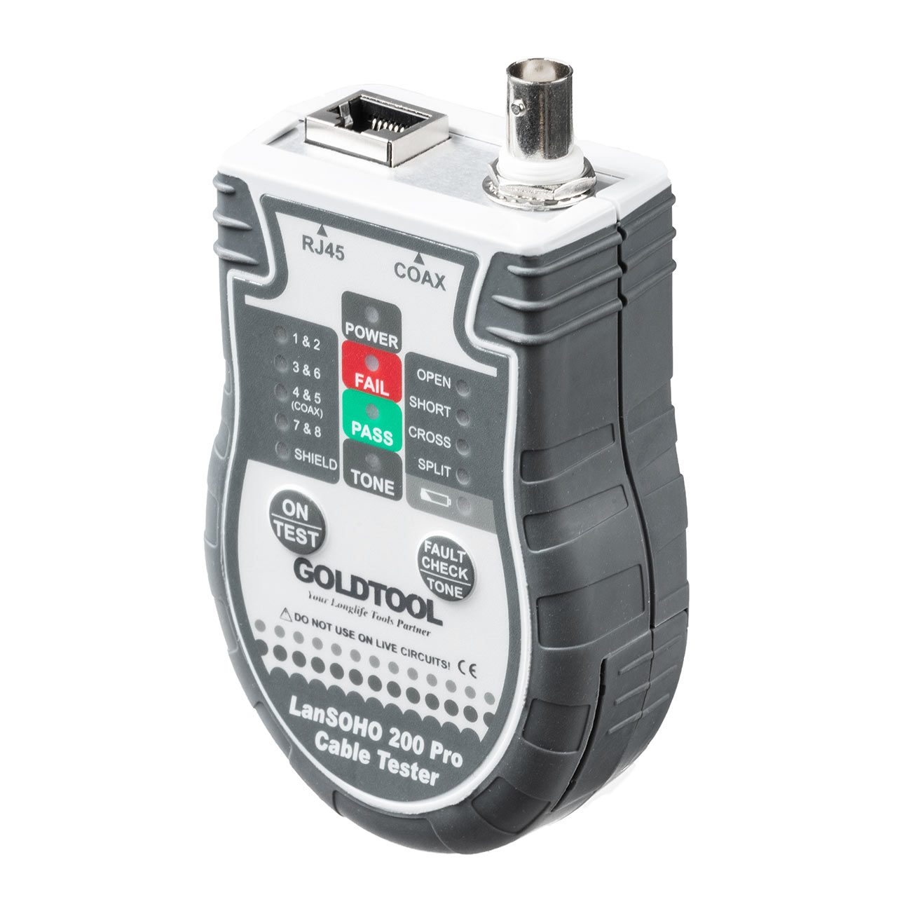 LANeX^[ RJ-45 P[u e@Eq@E [gΉ LED\ xgŒNbv Je8/7A/7/6A/6/5e ꔭ 500-LANTST2