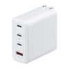 USB-C[d PD [d 100W 4|[g Type-C~3 USB-A~1 GaN̗p ܂肽ݎvO }[d m[gp\R |[g PSEKi zCg 700-AC043W